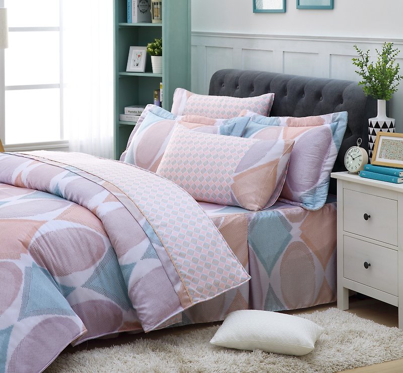 加大尺寸夢幻想像-天絲兩用被床罩六件組【100%萊賽爾】 - 寢具/床單/被套 - 絲．絹 多色
