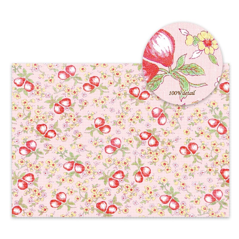 Petit berry pink Wrapping Paper / Scrapbook Paper / 25sheet A4 size - อื่นๆ - กระดาษ 