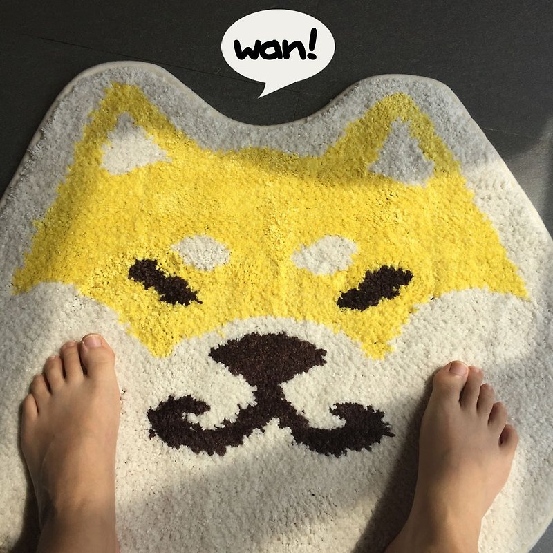 Baise Town Shiba Inu Dog Shiba Carpet Floor Mat - Items for Display - Polyester 
