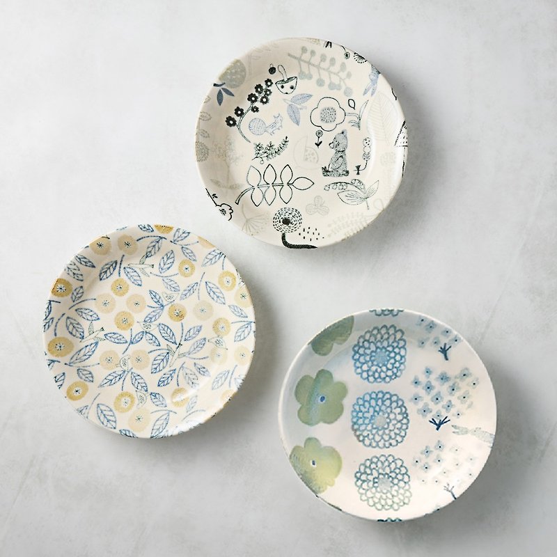 Japanese Minoyaki - Lightweight Curry Plate - Optional 2-Piece Set (21.7cm) - Plates & Trays - Porcelain Multicolor