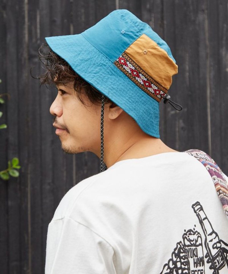 [Popular Pre-order] Areg Tribal Totem Storage Bucket Hat Camping (4 Colors) JTYP4103 - Hats & Caps - Other Materials 