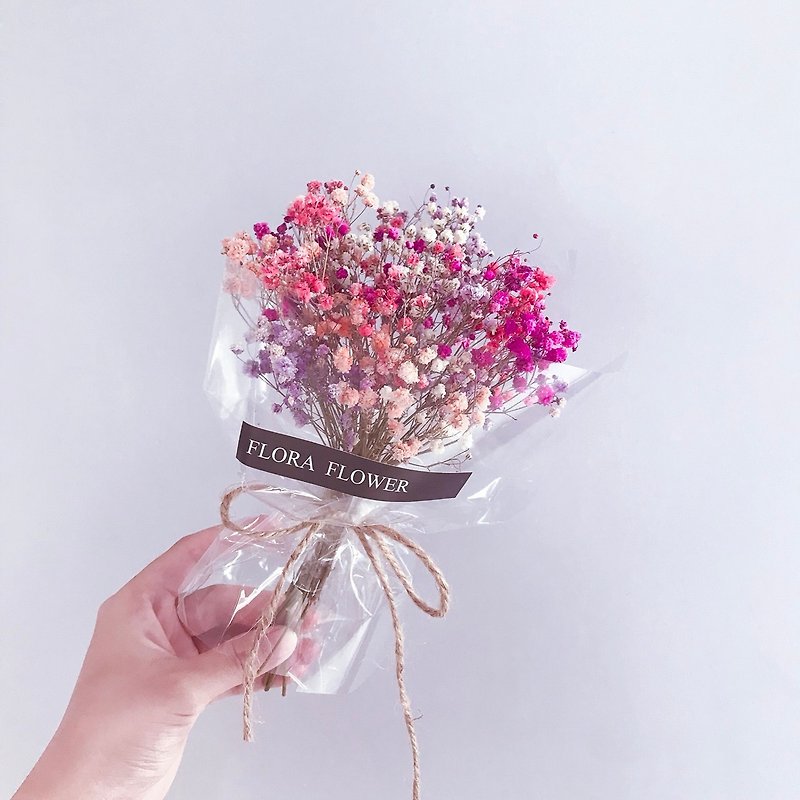 Floraflower bouquet / Valentine's Day bouquet / transparent bag / wedding - ตกแต่งต้นไม้ - พืช/ดอกไม้ หลากหลายสี