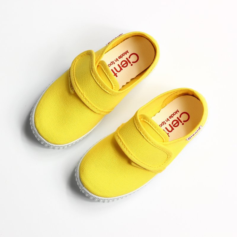Spanish nationals canvas shoes CIENTA 58000 04 yellow children, children size - รองเท้าเด็ก - ผ้าฝ้าย/ผ้าลินิน สีเหลือง