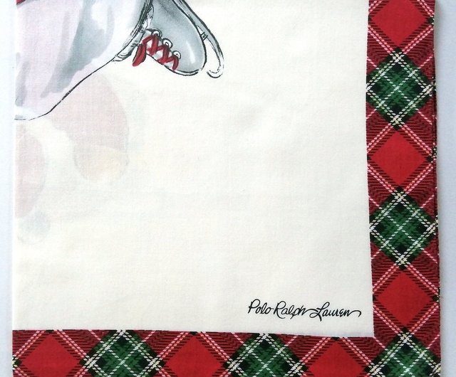 Polo Ralph Lauren ヴィンテージ ハンカチ ベア アイススケート