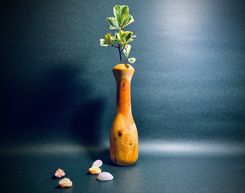 期盼(花瓶) - 擺飾/家飾品 - 木頭 咖啡色