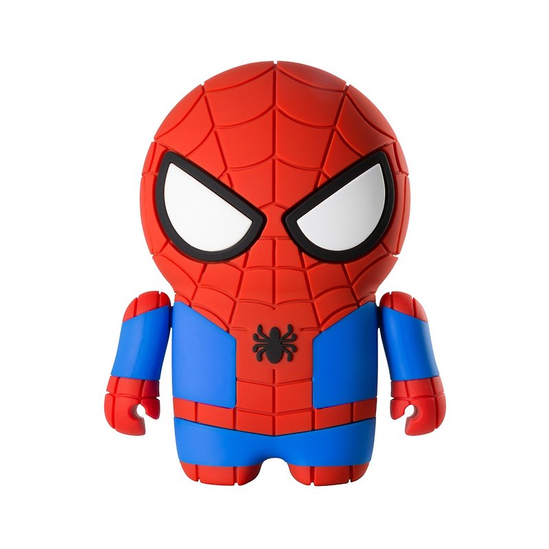Bone / Spider Man Doll Action Power 6700mAh + Portable Small Fan - Chargers & Cables - Other Metals Red