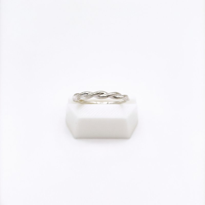 Twist fine thread ring (Bronze/ Silver) - General Rings - Other Metals Silver