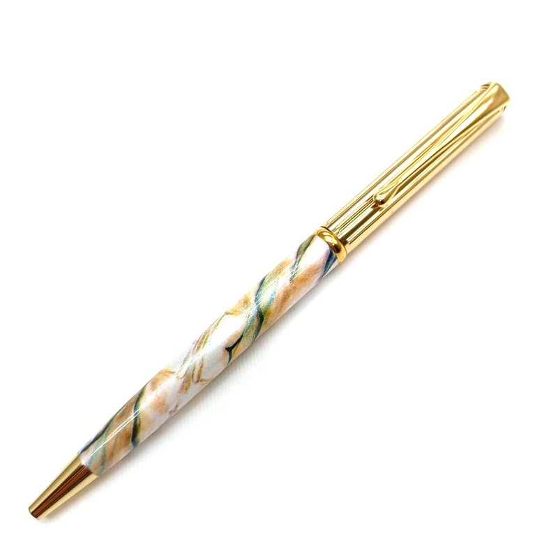 Parker type gold pen Silver pen ball pen with pen box Parker type refill Tiger Crane - ปากกา - โลหะ 