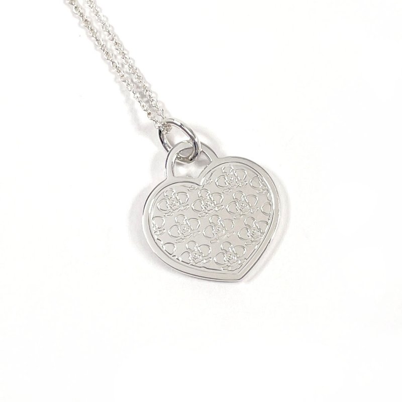 【日本直送 中古美品】ティファニー TIFFANY&Co. ネックレス GO WOMEN 2016 シルバー925 ハート 蘭 - 項鍊 - 純銀 銀色