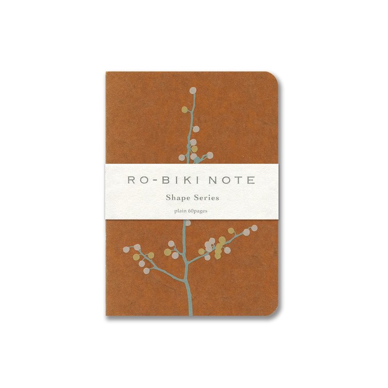 RO-BIKI NOTE SHAPE SERIES Branch Flowers - Notebooks & Journals - Paper Red