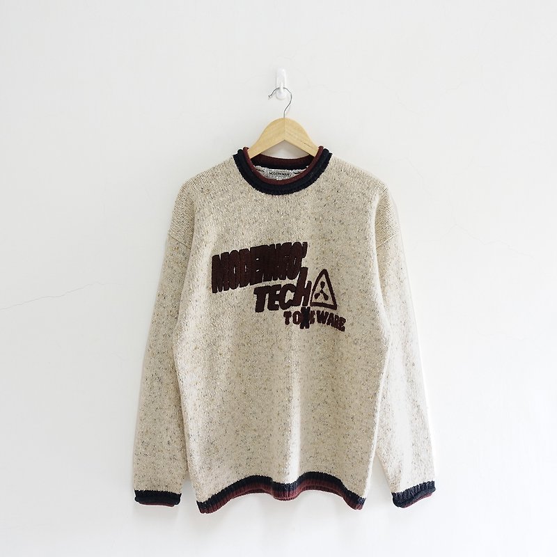 │Slowly│English alphabet - vintage sweater │vintage. Retro. Literature - Men's Sweaters - Other Materials Multicolor