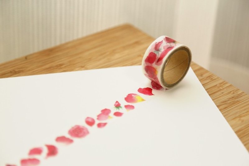 Flower 1 - Washi Masking Tape - OURS Green Thumb Series - Washi Tape - Paper Pink