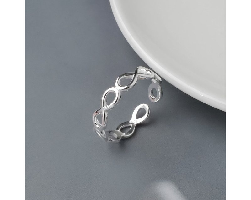 I Infinity I 925 Sterling Silver Ring - General Rings - Sterling Silver Silver