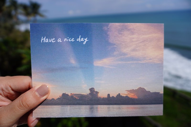 【旅行手寫明信片】綠島-Have a nice day - 卡片/明信片 - 紙 