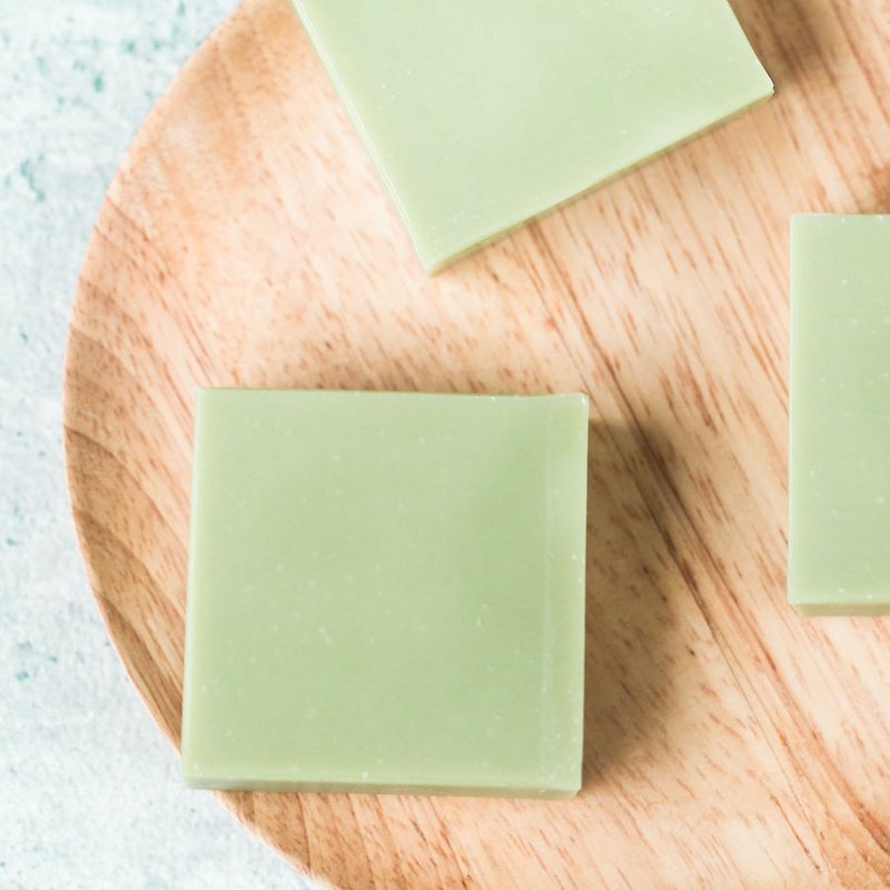 Avocado light green artisan soap - Soap - Other Materials Green