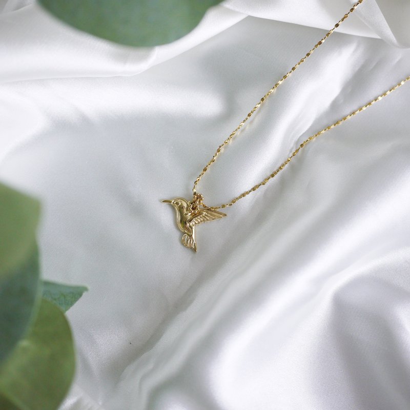 復古自由飛鳥項鍊 - 項鍊 - 其他金屬 金色