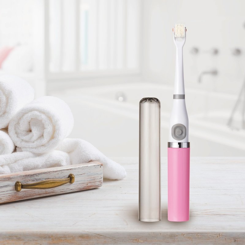 日本 KURUN 動感音波滾輪牙刷 | 粉色 - 牙刷/口腔清潔 - 其他材質 粉紅色