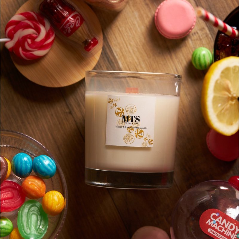 MTS Cola Candy Scented Candle # Retro Sweet Series - Fragrances - Glass Transparent