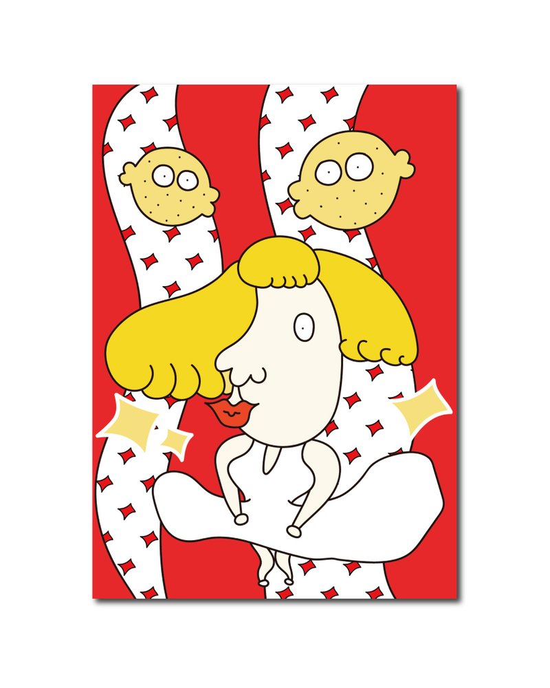 瑪莉雷夢露明信片 - 心意卡/卡片 - 紙 