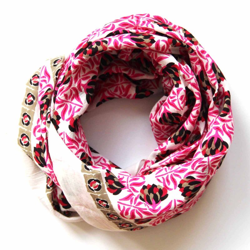 Heidi Rose organic cotton square towel - Knit Scarves & Wraps - Cotton & Hemp Multicolor