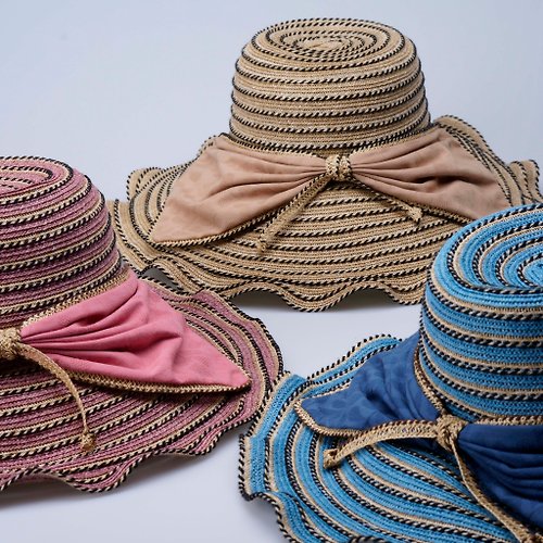 LOVEFIA菈斐雅|台灣製匠人設計帽款 超大帽簷棉+草帽