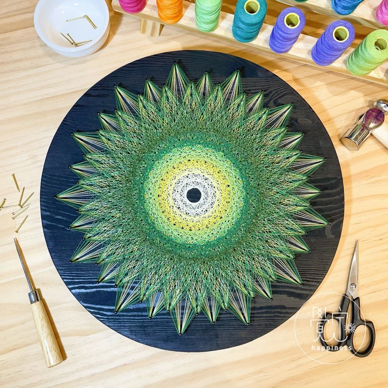 Stringart 藝術作品 - 擺飾/家飾品 - 其他材質 多色