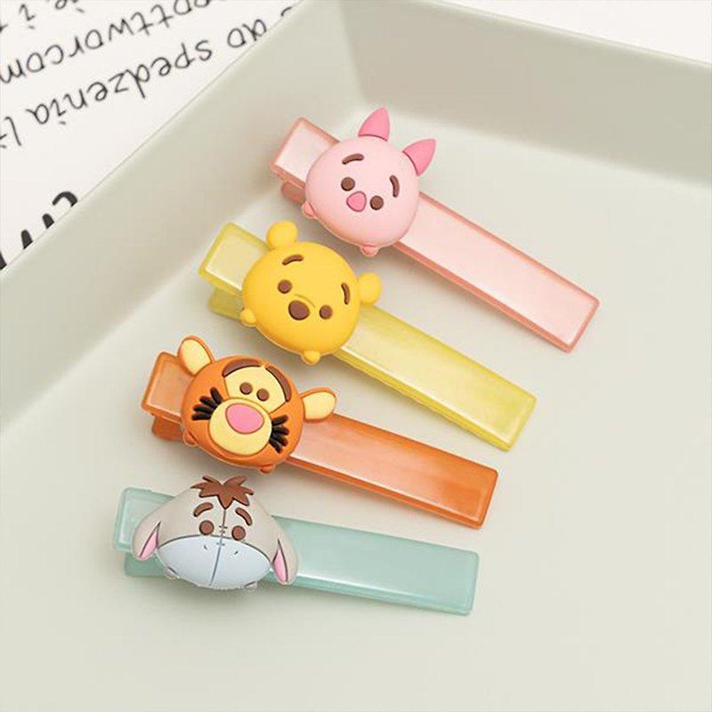 [Spring is coming] Disney TSUM TSUM Winnie the Pooh three-dimensional jelly hair clip - Hair Accessories - Other Materials 