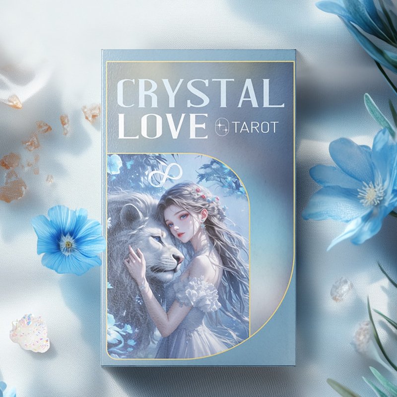 水晶之戀塔羅牌tarot 韋特系新手初學者78張桌游卡牌 - 桌遊/卡牌 - 紙 多色