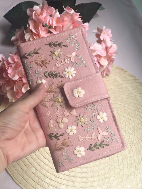 kajonpong Wallet,fabric wallet,hand-embroidered wallet