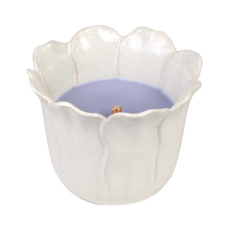 WW 6oz. 植物系陶瓷杯 - 紫丁香 - 香氛蠟燭/燭台 - 紙 紫色