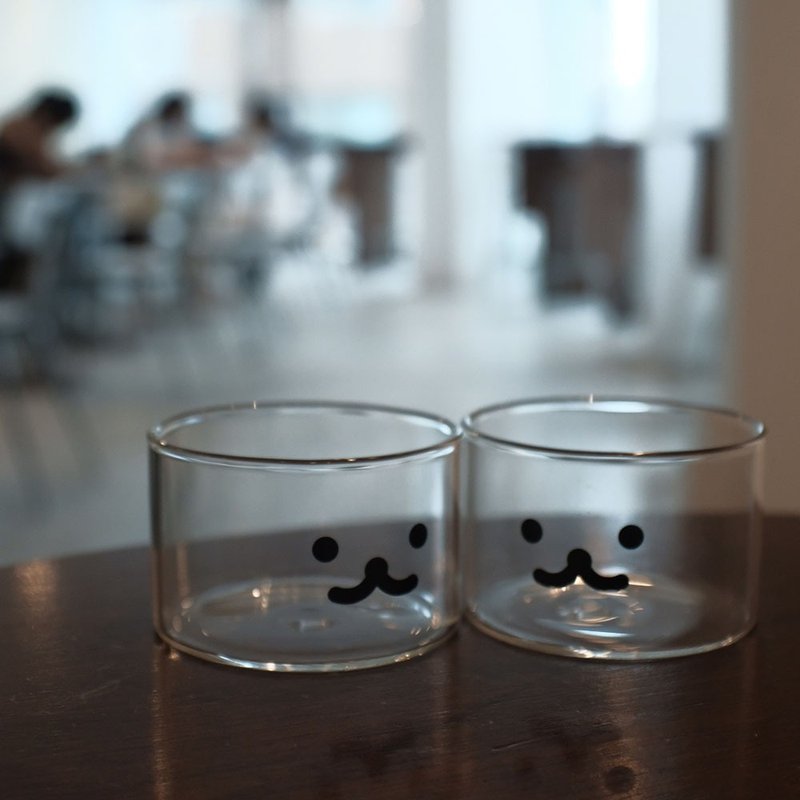 A pairs of glasses Jelly Bowl - Cups - Glass 