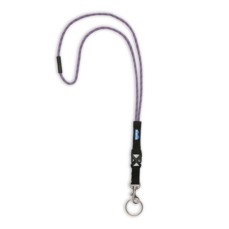 【西雅圖 KAVU】Rope Lanyard 頸掛繩 葡萄衝擊 #1131 - 手機掛繩/背帶 - 其他材質 紫色