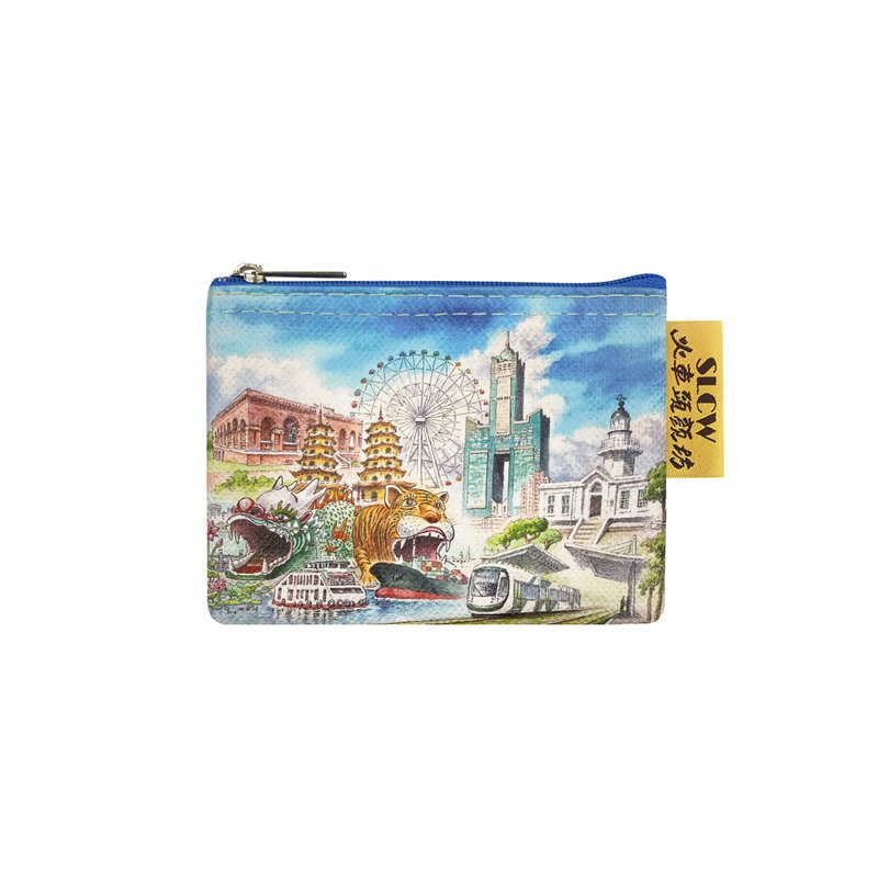 Sunny Bag - 火車頭顏坊-零錢包-高雄印象 - 零錢包/小錢包 - 其他材質 藍色