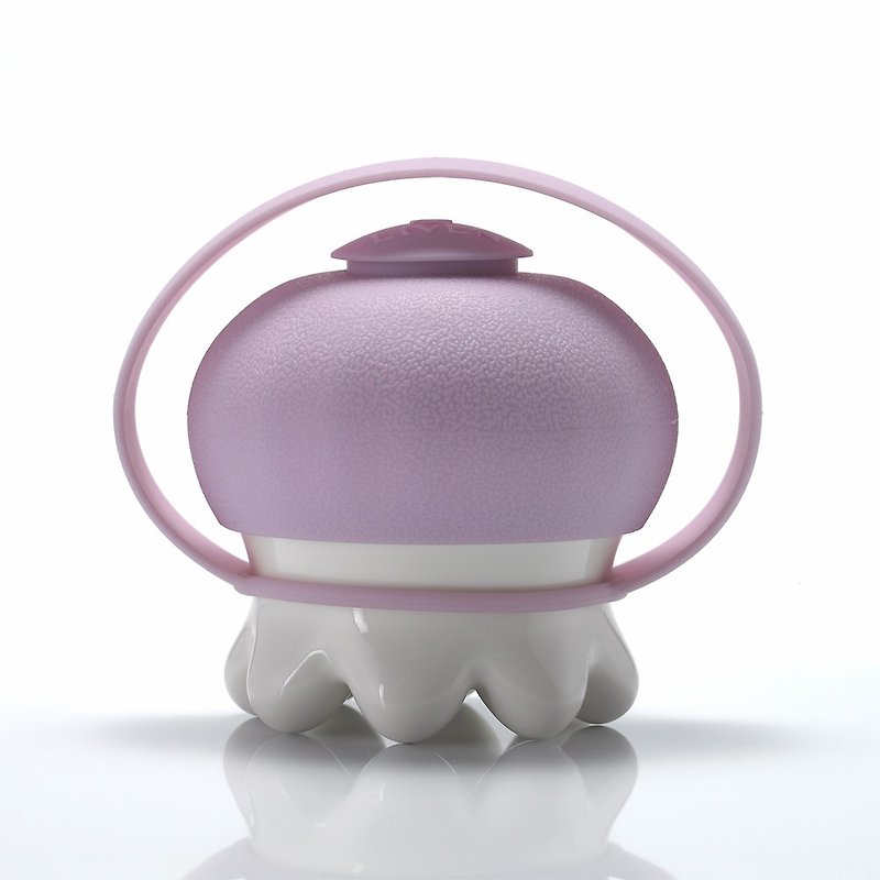 Heat Wave Massager/ Round Feet/ Pink Violet Set - Other - Porcelain 