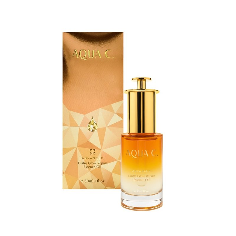 AQUA C.花漾皙 琉光修護精華油 30ml - 精華液/精華油 - 紙 