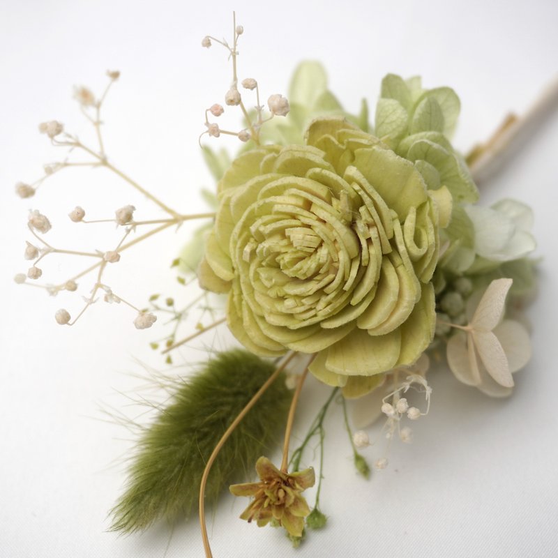 【 禮物 】森綠香氛花束 | 擴香 | 花藝師手工綁製 - 乾燥花/永生花 - 植物．花 綠色