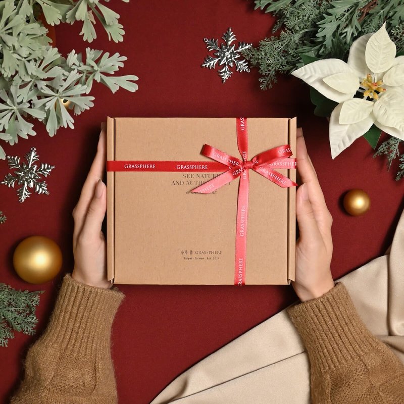 暖心伴手禮【暖薑黑糖鍋煮香料奶茶禮盒】DIY鍋煮奶茶 - 茶葉/茶包 - 新鮮食材 卡其色