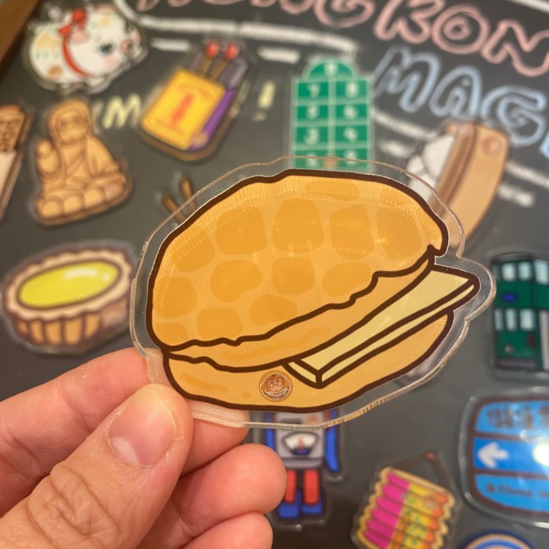 菠蘿包 磁石 冰箱貼 - 磁鐵 - 塑膠 