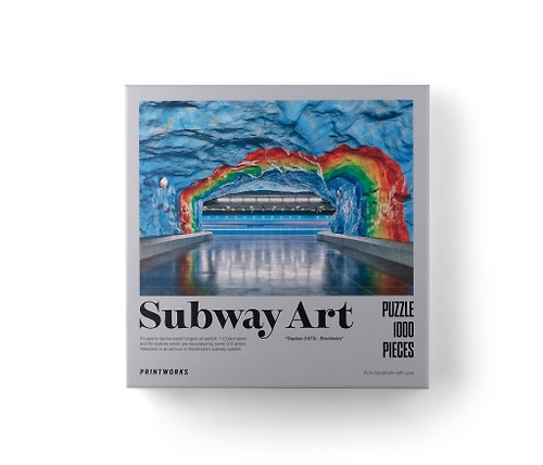Printworks PRINTWORKS Puzzle - Subway Art Rainbow拼圖 1000塊 (70x50 cm)