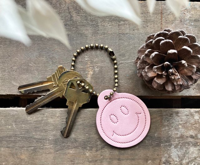 完成品製造 SMILE FACE キーホルダー スマイリーフェイス キーホルダー