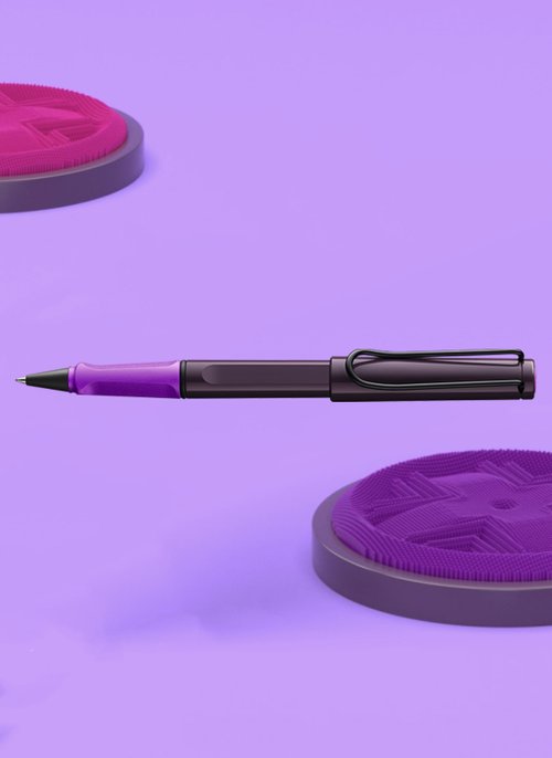 LAMY TAIWAN 官方旗艦館 【雷雕免費刻字】LAMY 鋼珠筆 限量單盒/SAFARI 2024- 黑莓紫羅蘭