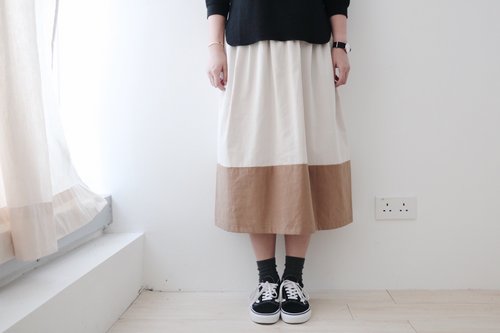 Own / up and down brown skirts