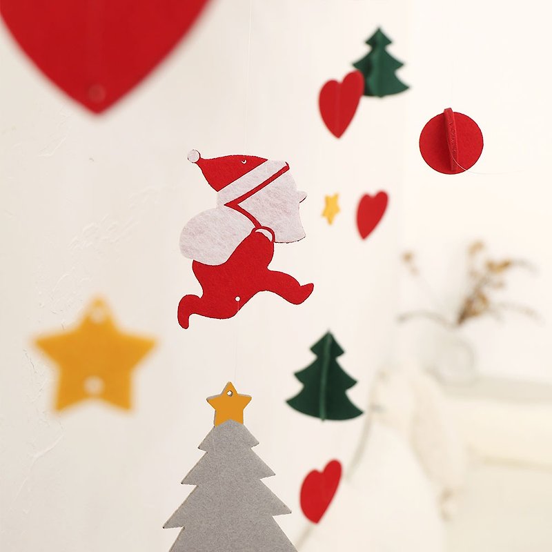 U-PICK original life Christmas non-woven pendant Christmas Ornament - Items for Display - Other Materials Multicolor