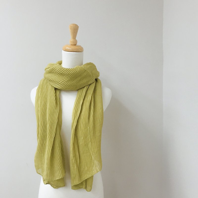 [In stock] Plain multicolor straight striped scarf shawl - Knit Scarves & Wraps - Cotton & Hemp 