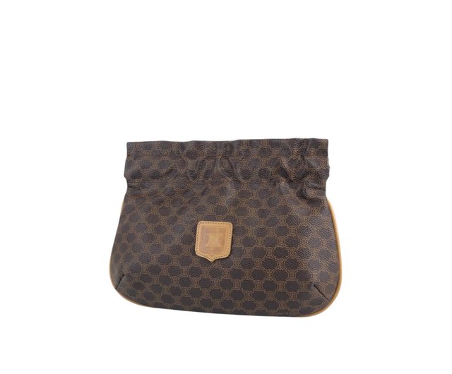 日本直送 名牌中古包 】CELINE セリーヌ マカダム ブラゾン型