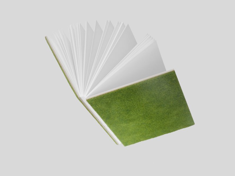 Grass Book - 筆記本/手帳 - 紙 綠色