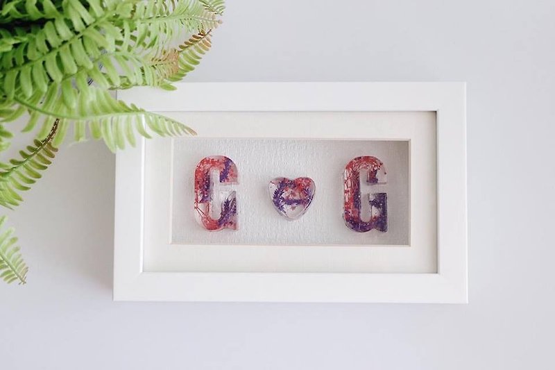 ART LETTERs - Items for Display - Plants & Flowers Multicolor