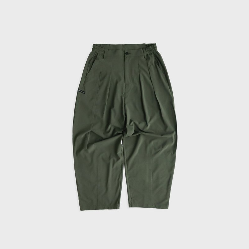 DYCTEAM - Full length tapered pants (green) - 男長褲/休閒褲 - 其他材質 綠色