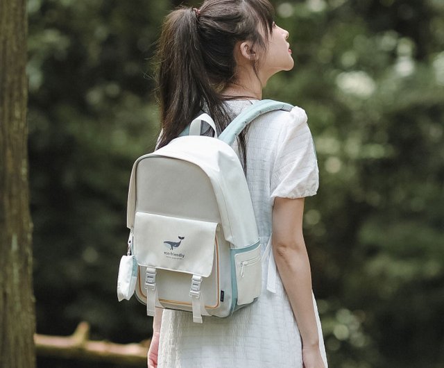 Eco friendly waterproof clearance backpack