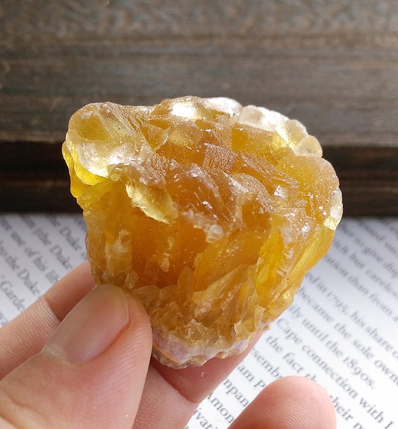 Fluorite  江西產地 黃螢石 天然礦石 原礦 - 擺飾/家飾品 - 其他材質 
